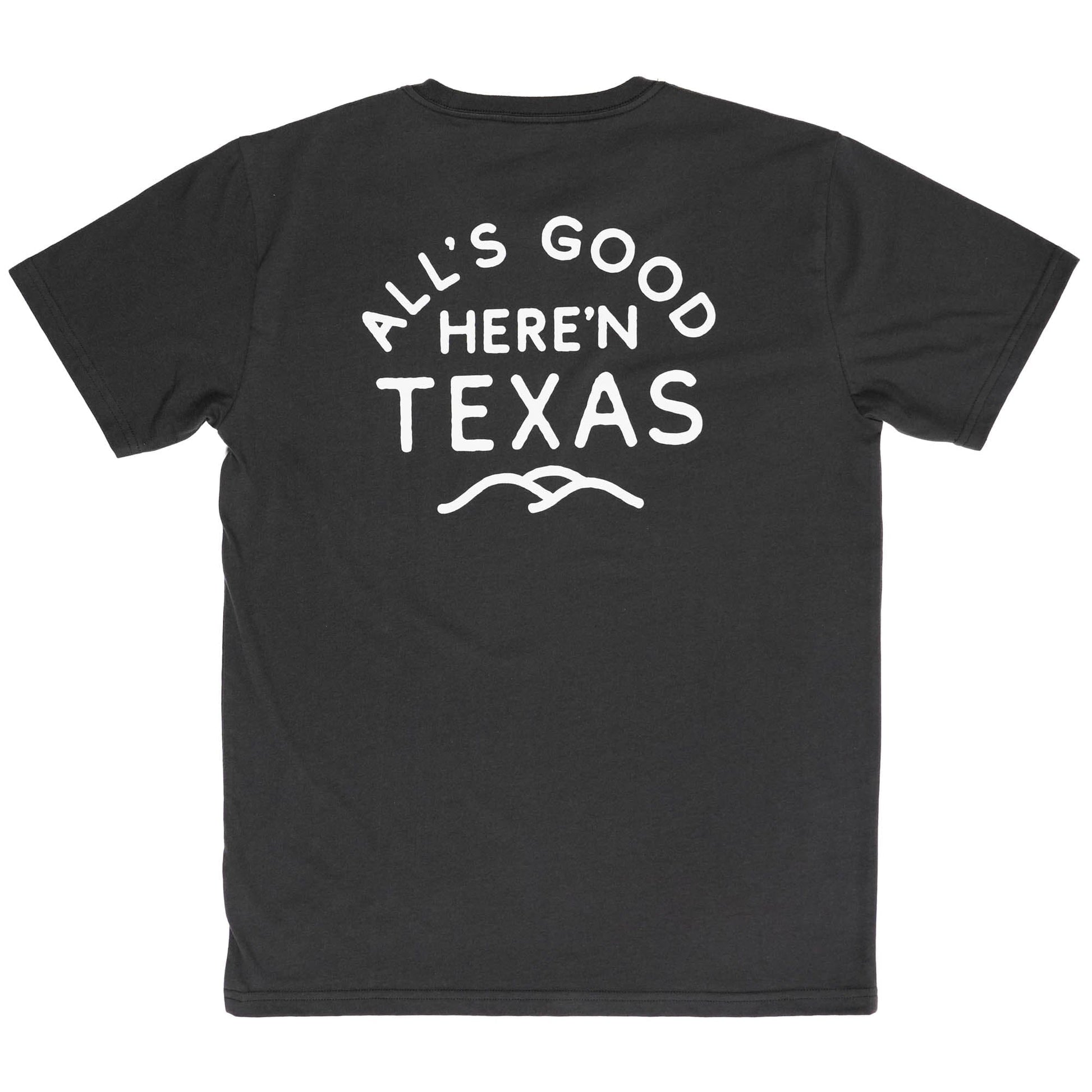 All's Good Washed Cotton Texas Hill Country Provisions Vintage Black S