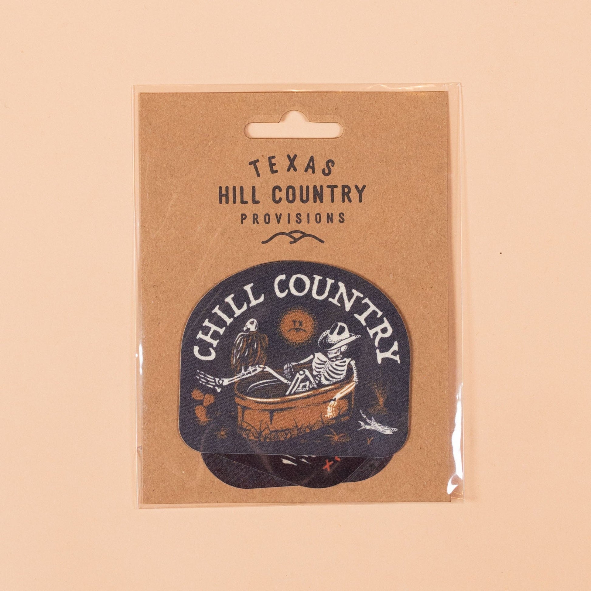 Chill Country Pack Nylon Sticker Texas Hill Country Provisions