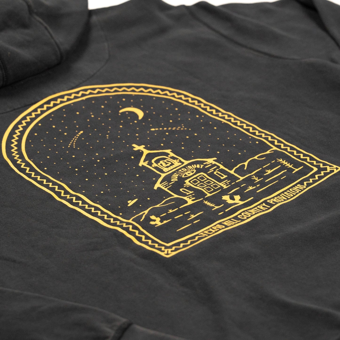 Dust to Dust Campfire Hoodie Texas Hill Country Provisions