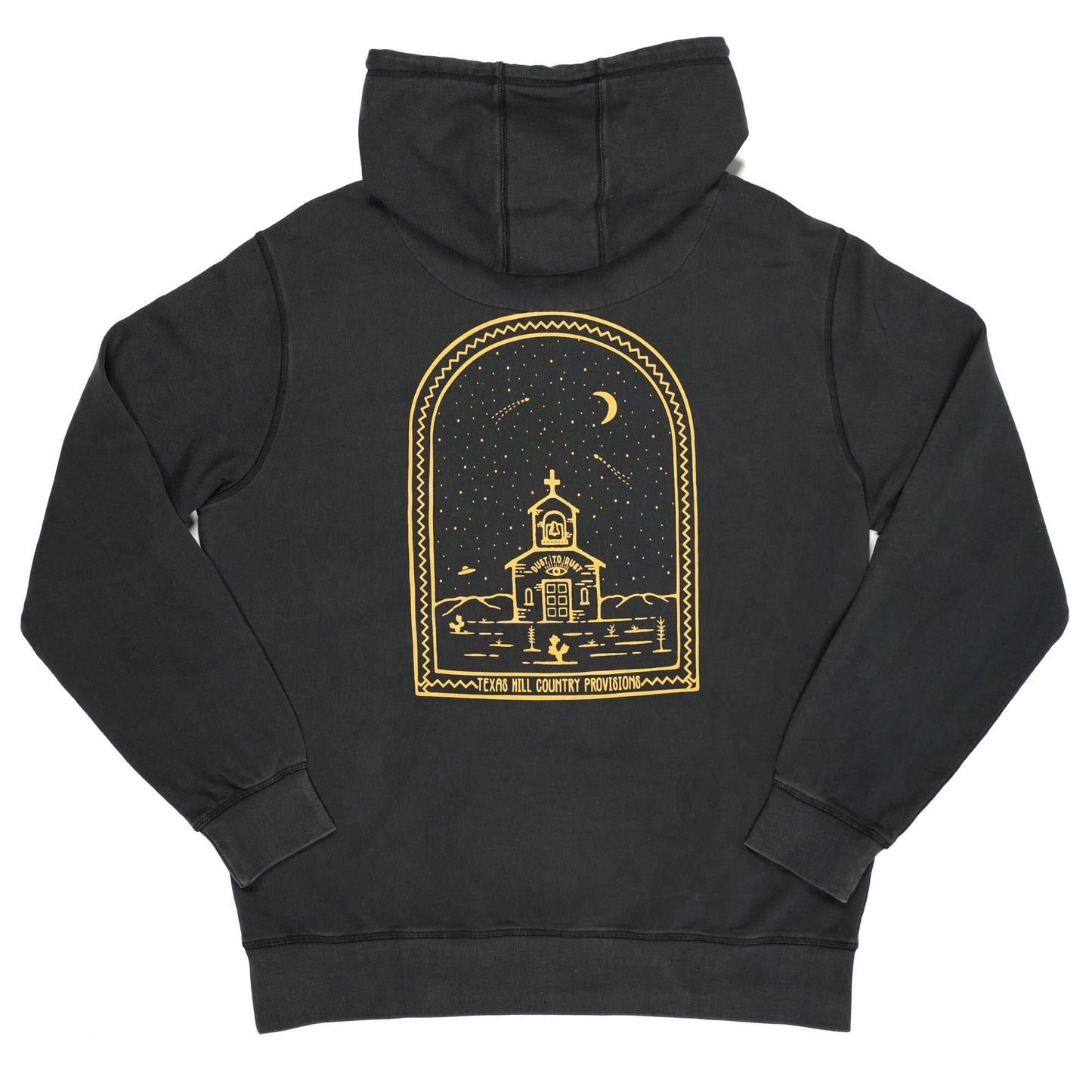 Dust to Dust Campfire Hoodie Texas Hill Country Provisions Vintage Black S