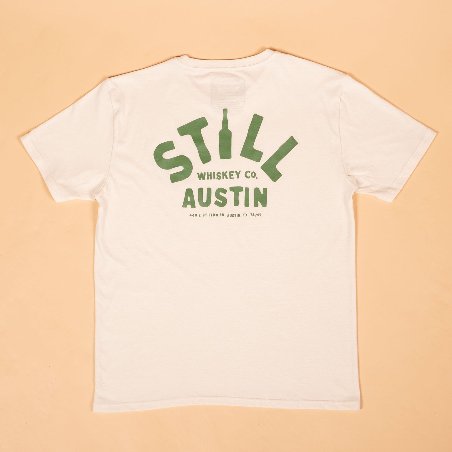 Heavy Pour Feather Grass Tee Texas Hill Country Provisions Vintage White S