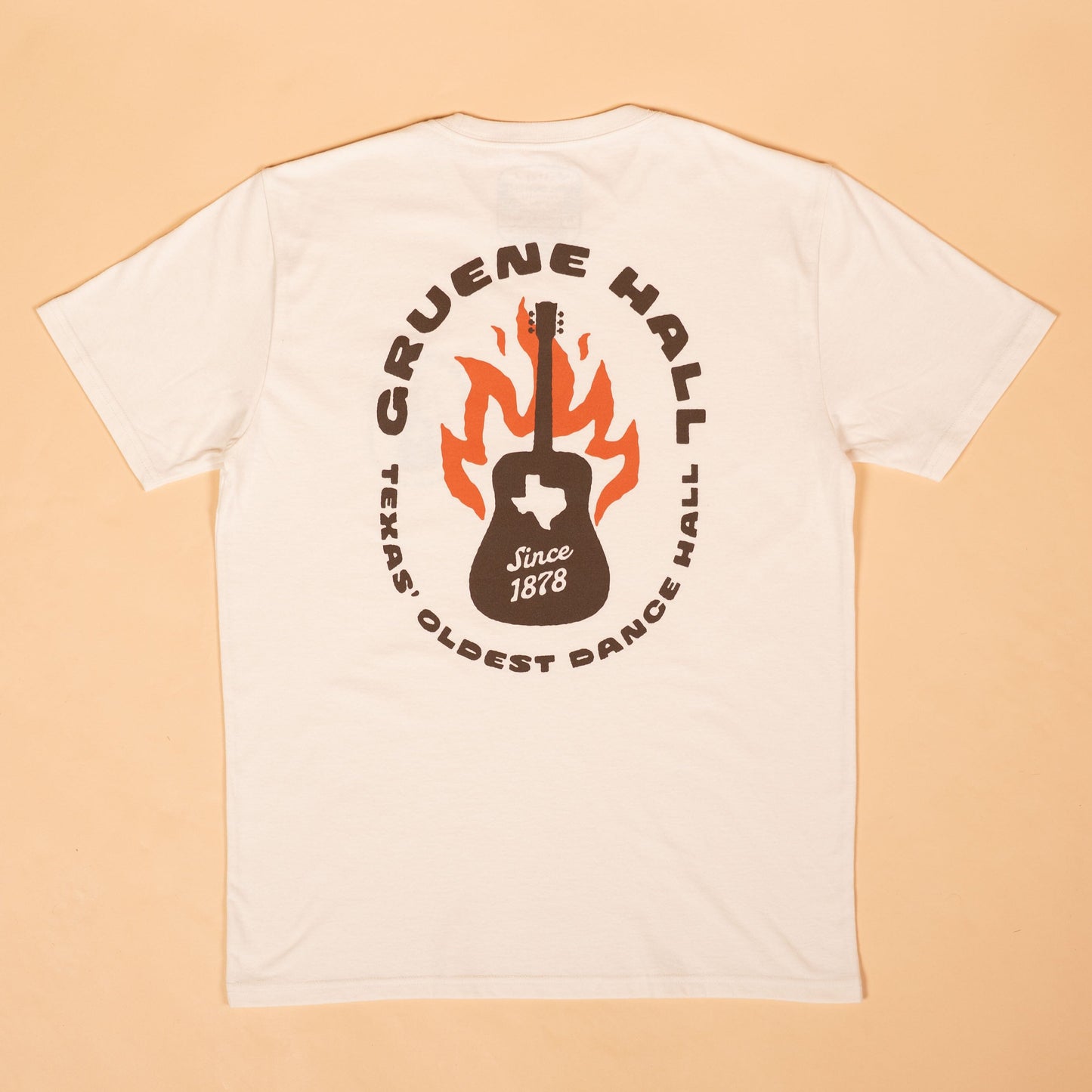 Hot Licks Feather Grass Tee Texas Hill Country Provisions Vintage White S