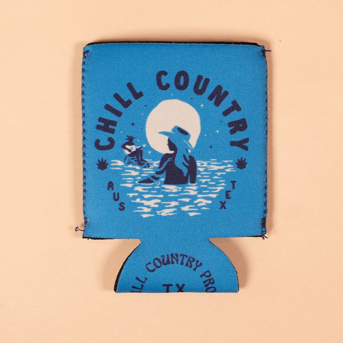 River Temptress Neoprene Can Sleeve Texas Hill Country Provisions