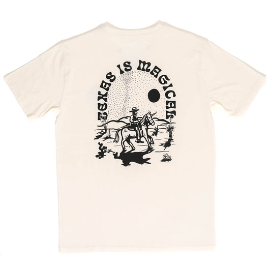 Texas Is Magical Washed Cotton Tee Texas Hill Country Provisions Vintage White S