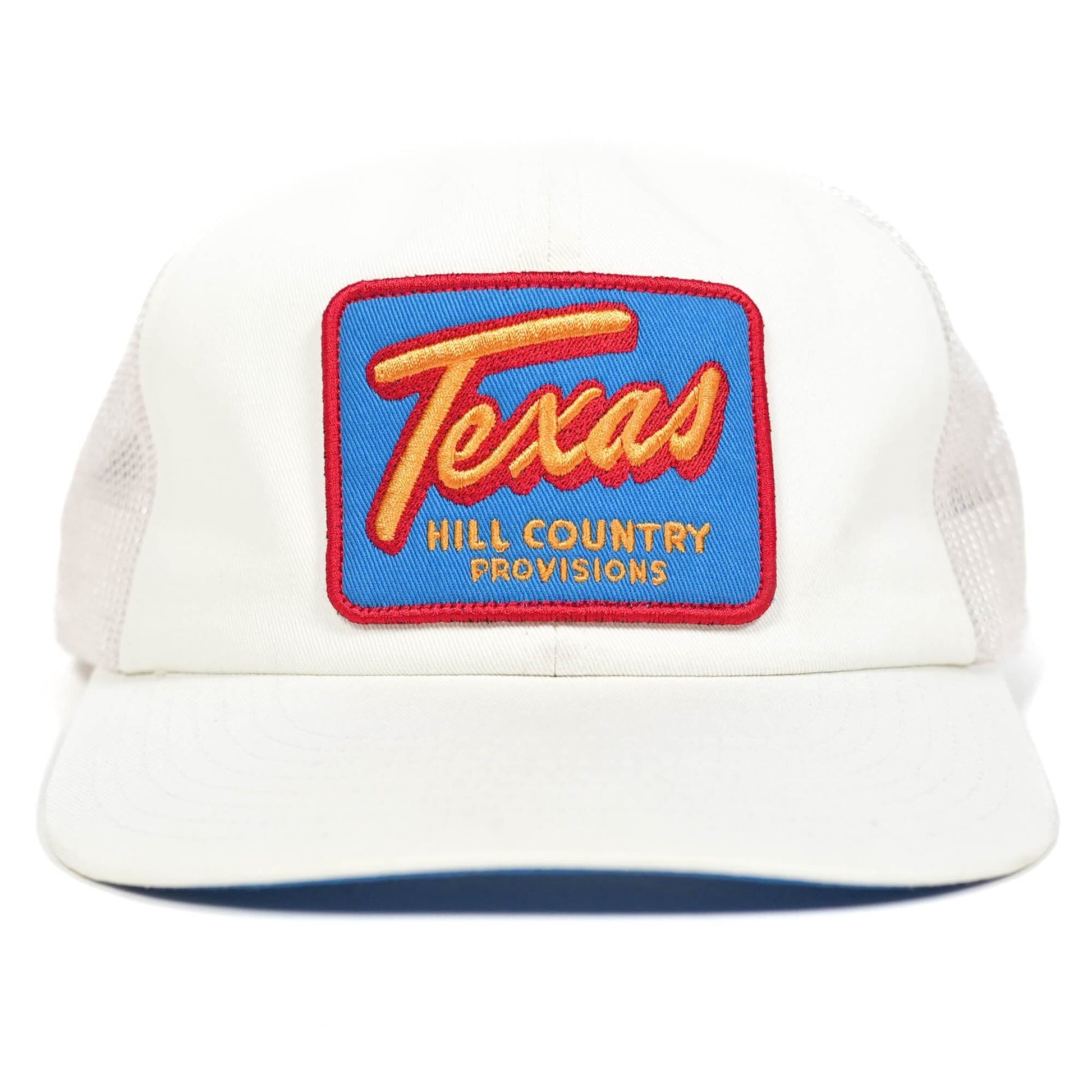 TX Retro Feed & Seed Texas Hill Country Provisions Vintage White Single Brushed Twill Unstructured