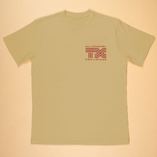 Cross Roads Feather Grass Tee Texas Hill Country Provisions 