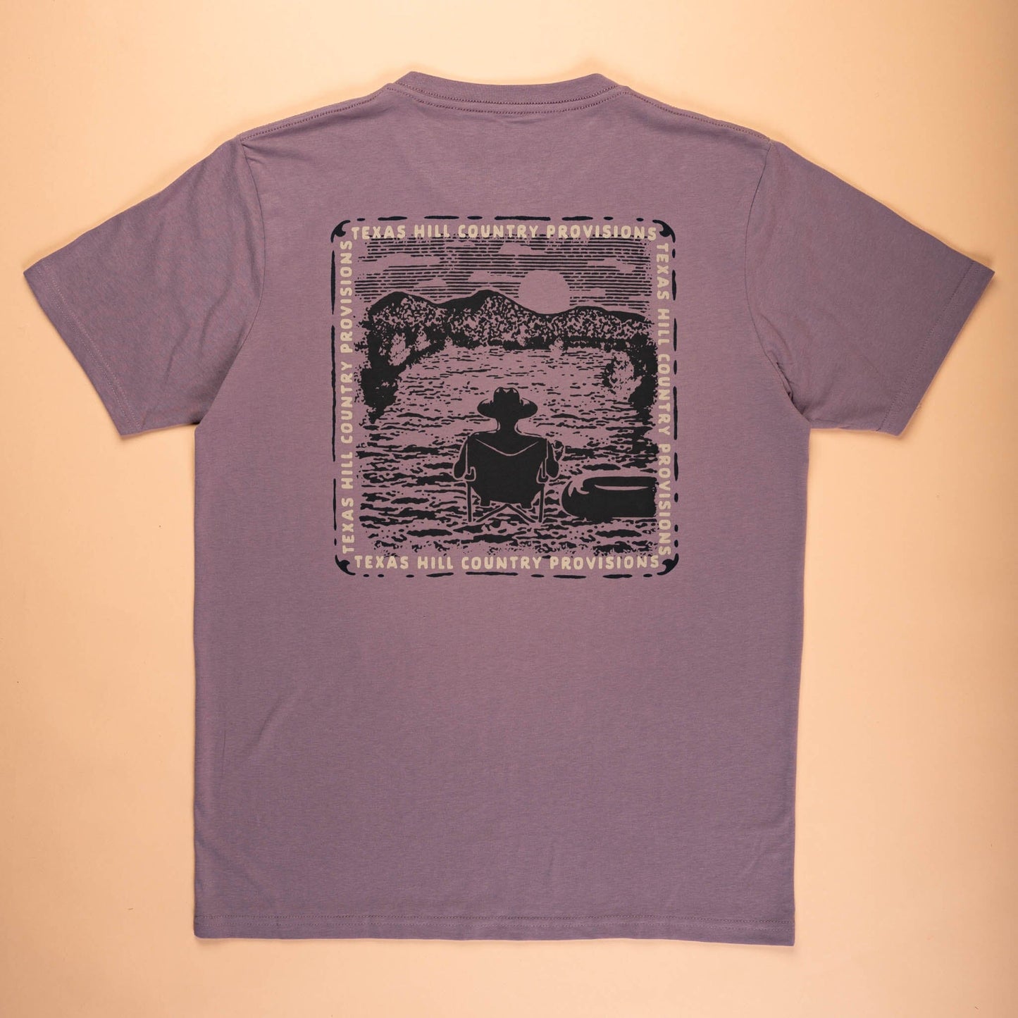 Fine n' Dandy Feather Grass Tee Texas Hill Country Provisions Purple Haze S 