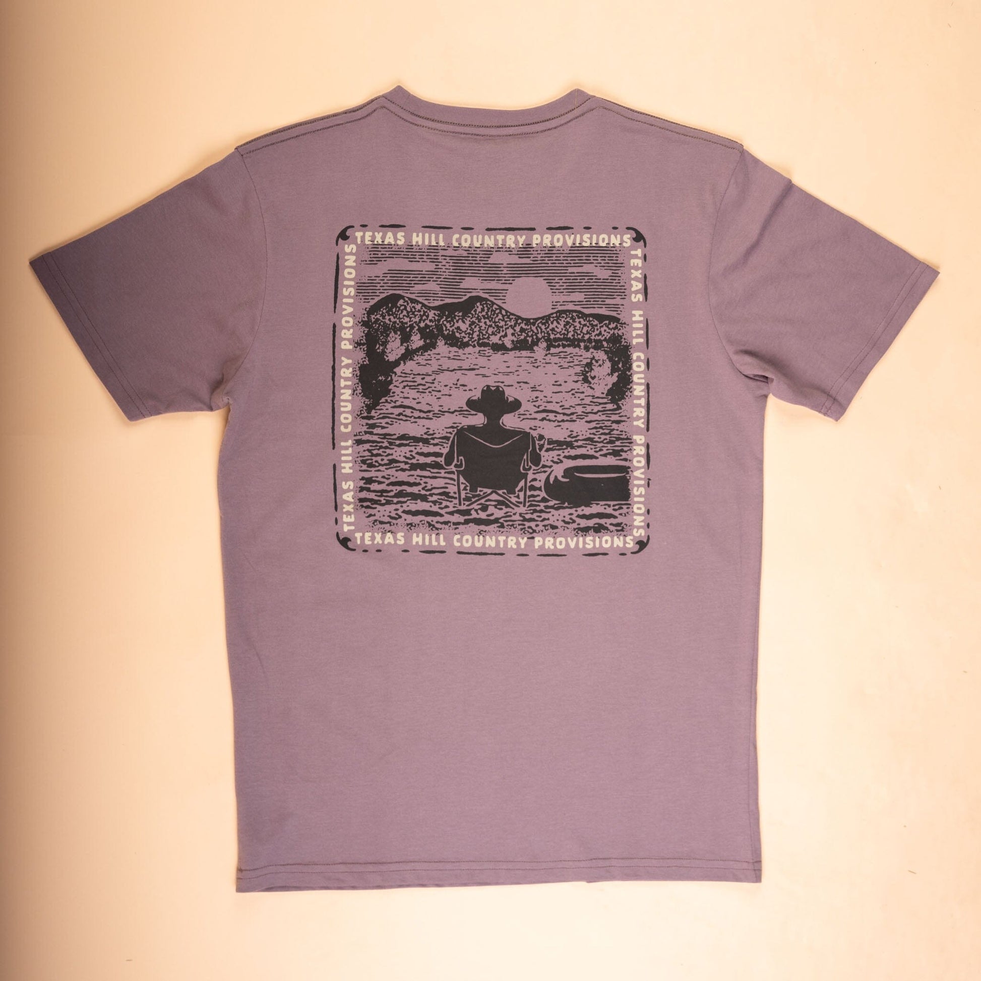 Fine n' Dandy Feather Grass Tee Texas Hill Country Provisions Purple Haze S 