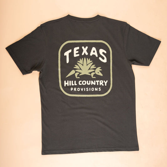 Hill Country Dillo Feather Grass Tee Texas Hill Country Provisions Vintage Black S 