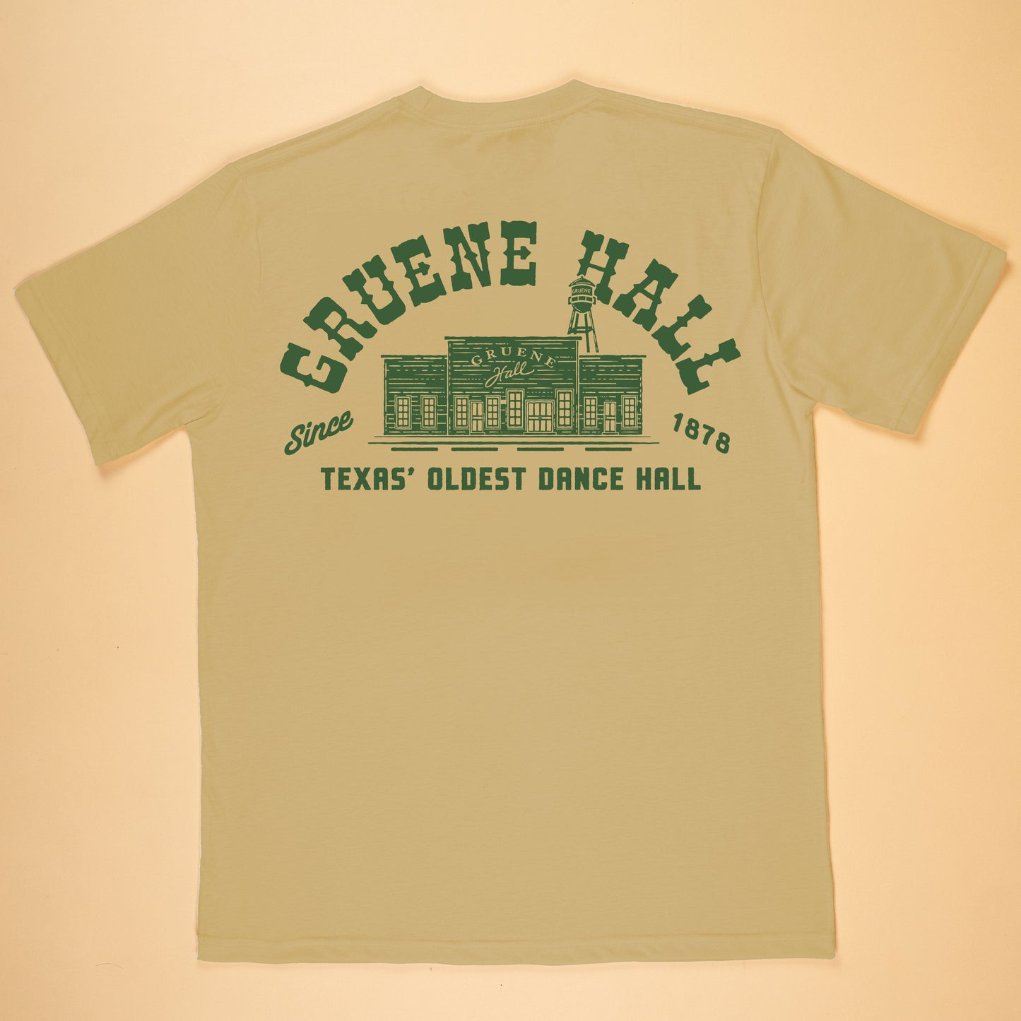 Honky Tonk Feather Grass Tee Texas Hill Country Provisions Mellow Yellow S 