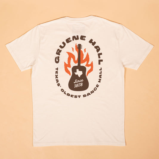 Hot Licks Feather Grass Tee Texas Hill Country Provisions Vintage White S 
