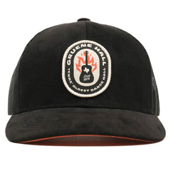 Black / Brushed Cotton Twill / Firm Structure