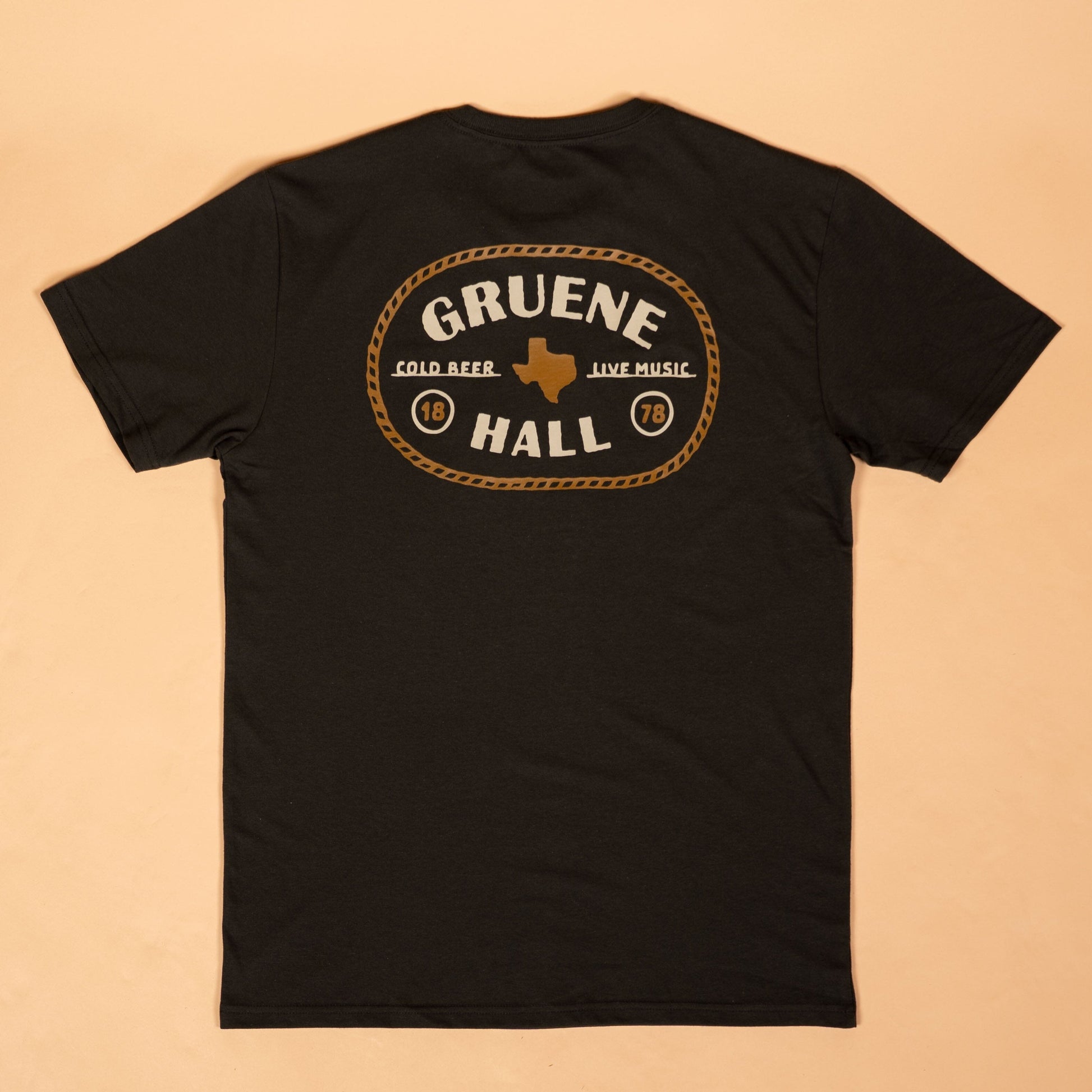 Last Call Feather Grass Tee Texas Hill Country Provisions Vintage Black S 