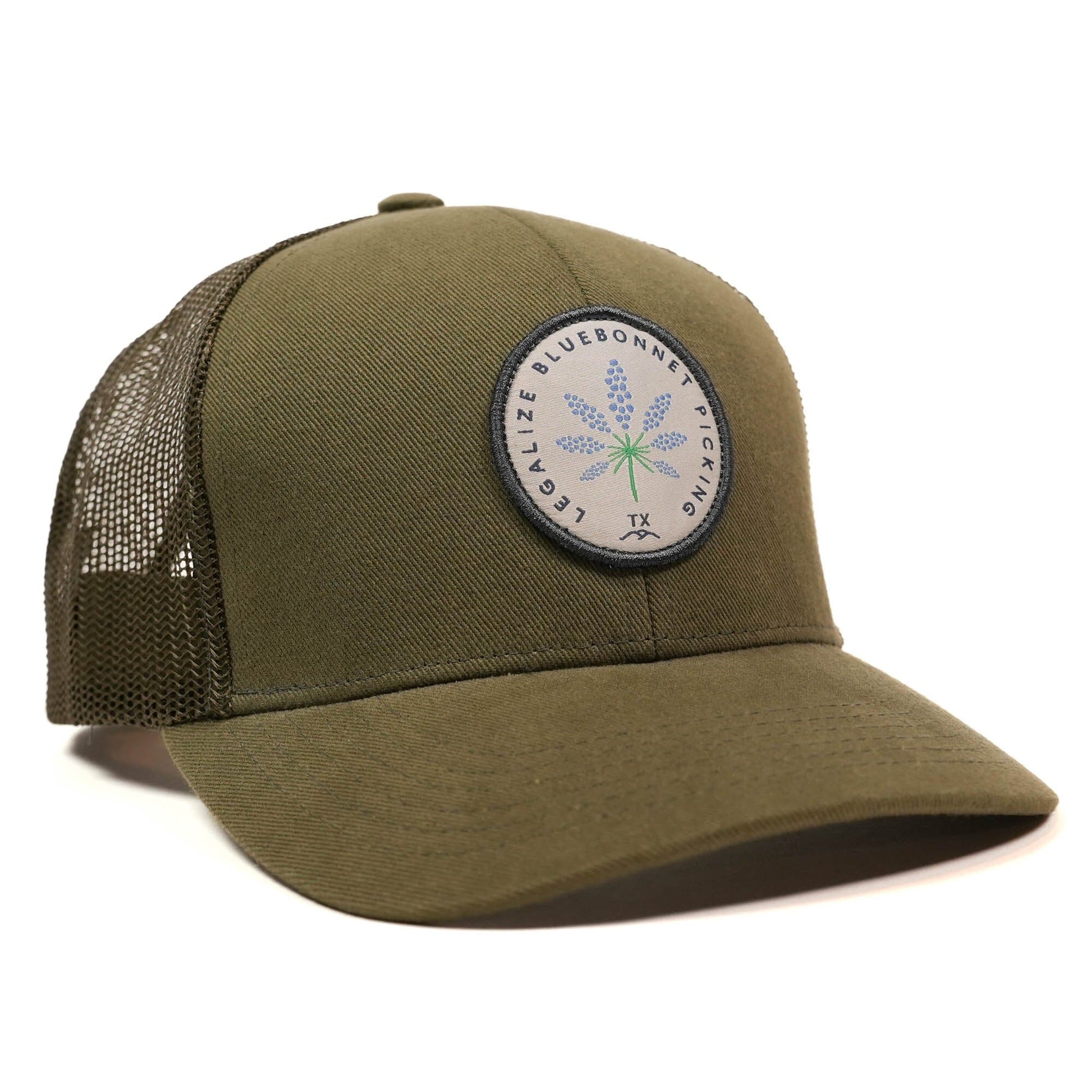 Legalize Texas Meshback Firm Trucker Texas Hill Country Provisions 