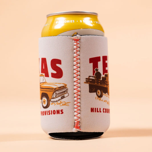 Pasture Party Neoprene Can Sleeve Texas Hill Country Provisions 