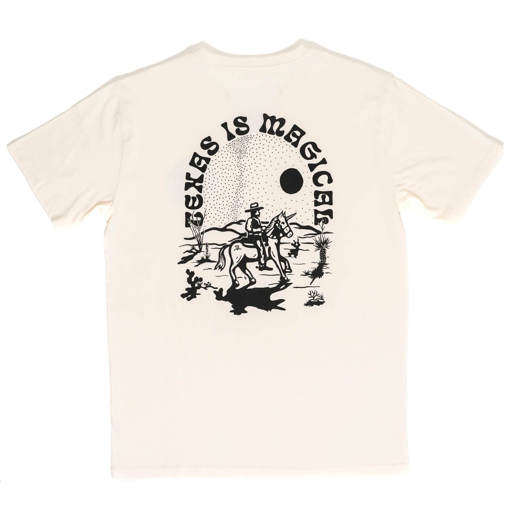 Texas Is Magical Washed Cotton Tee Texas Hill Country Provisions Vintage White S 