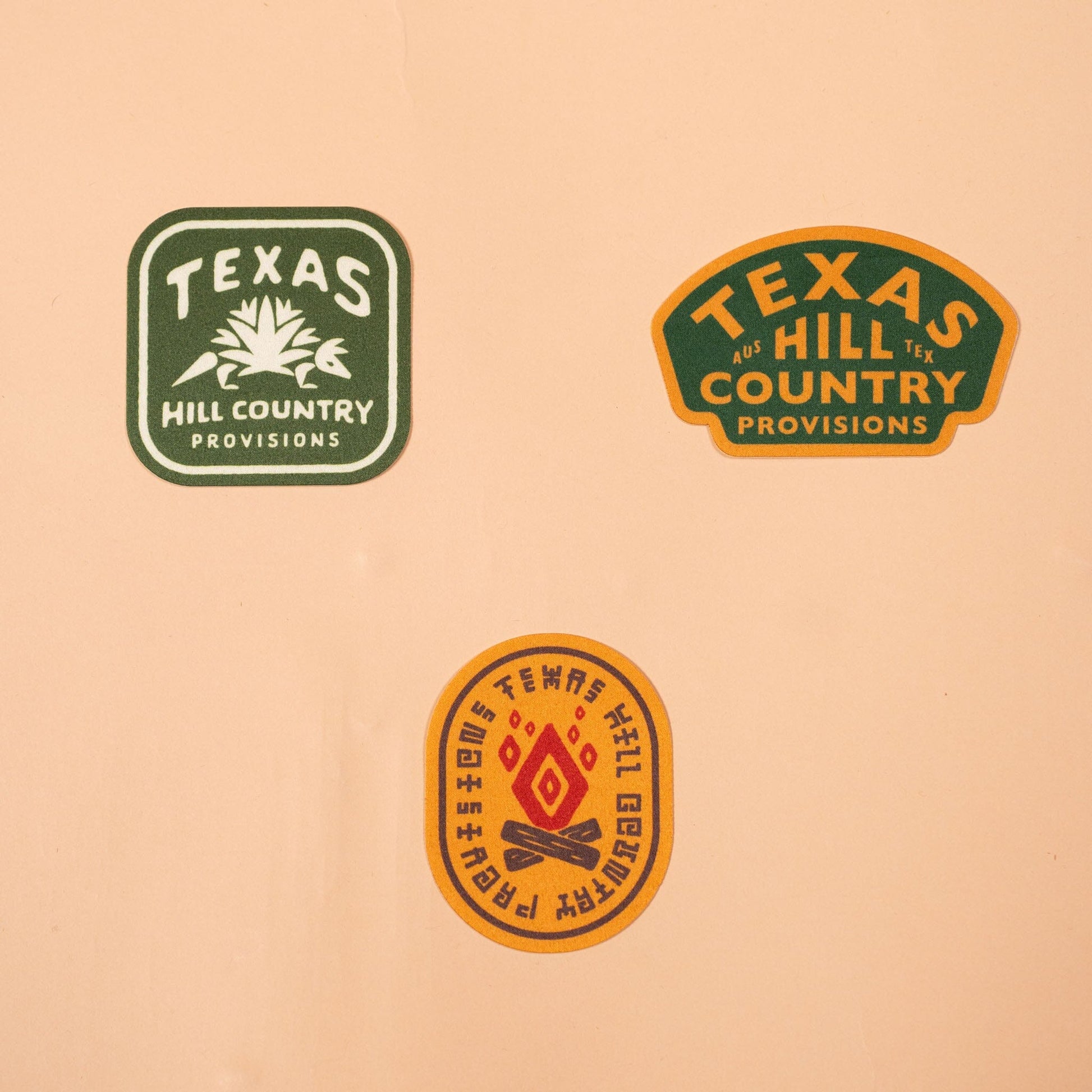 TX Camp Sticker Pack Nylon Sticker Texas Hill Country Provisions 