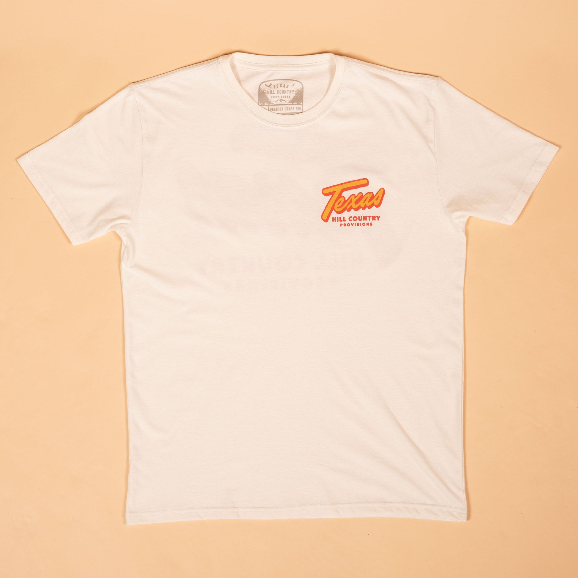 TX Retro Feather Grass Tee Texas Hill Country Provisions 