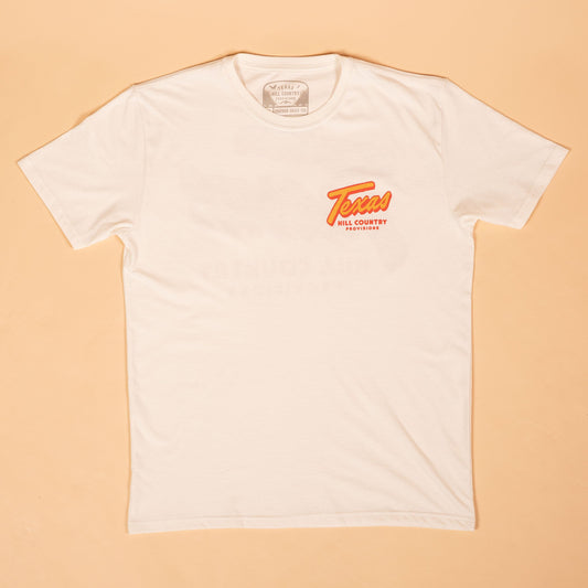 TX Retro Feather Grass Tee Texas Hill Country Provisions 