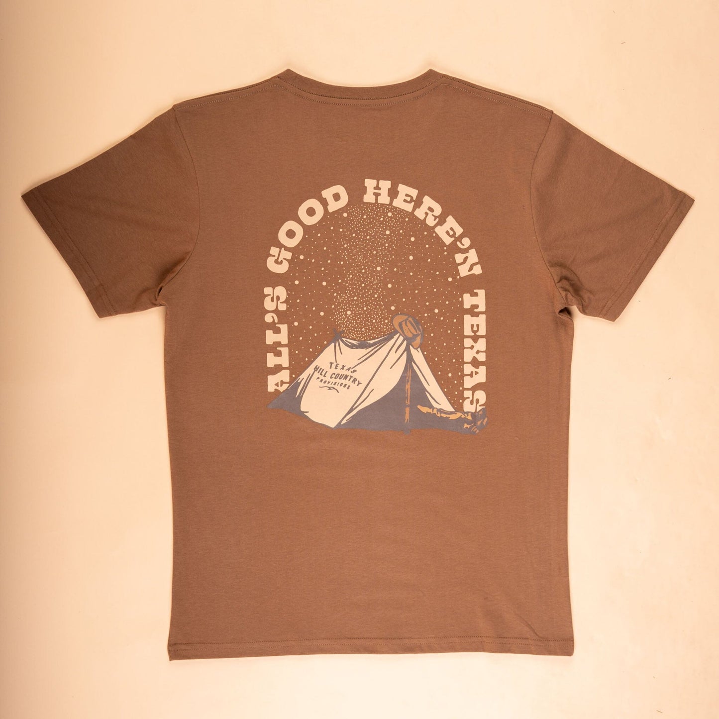 Under The Stars Feather Grass Tee Texas Hill Country Provisions Bison Brown S 