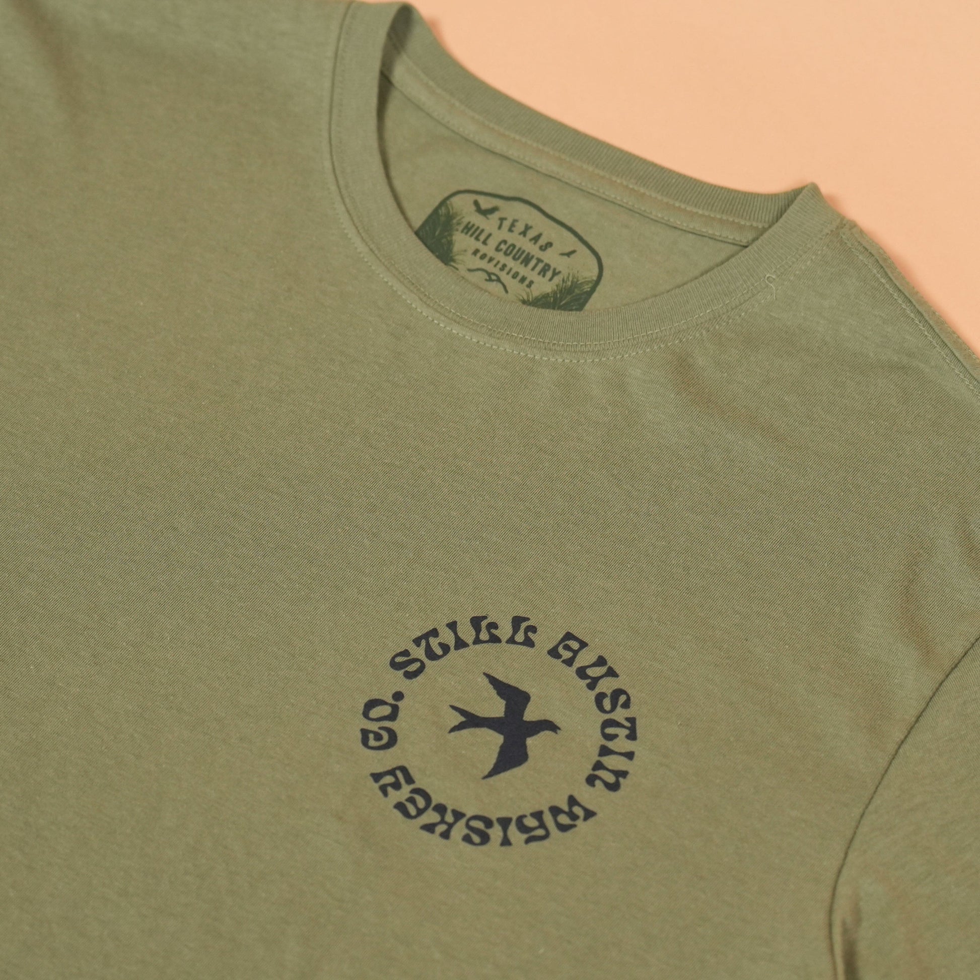 Whiskey River Feather Grass Tee Texas Hill Country Provisions 