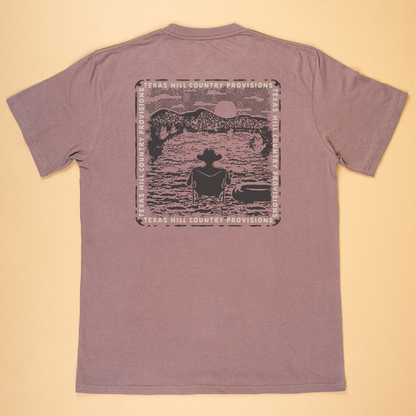 Fine n' Dandy Feather Grass Tee Texas Hill Country Provisions Purple Haze S 