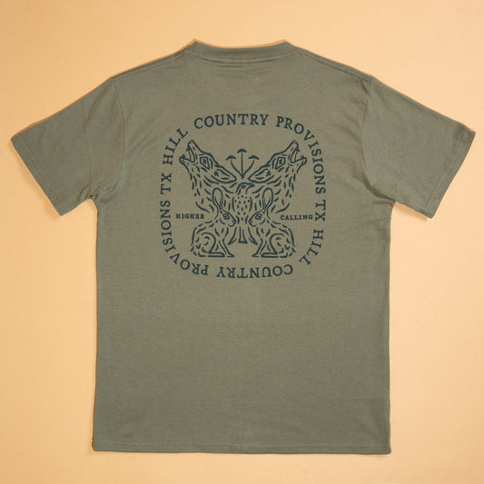 Higher Calling Feather Grass Tee Texas Hill Country Provisions Sage Green S 
