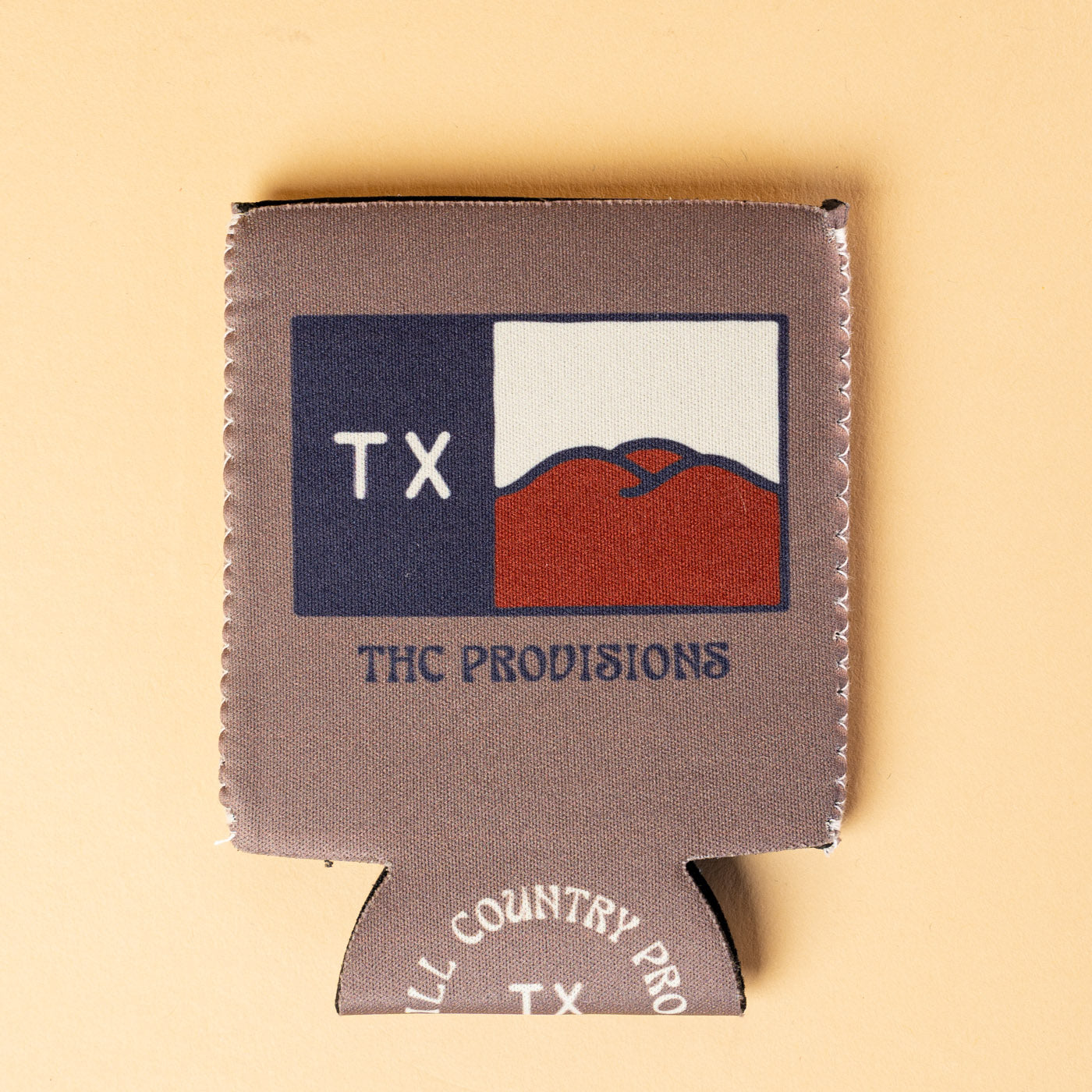 Hill Country Flag Neoprene Can Sleeve THC Provisions 