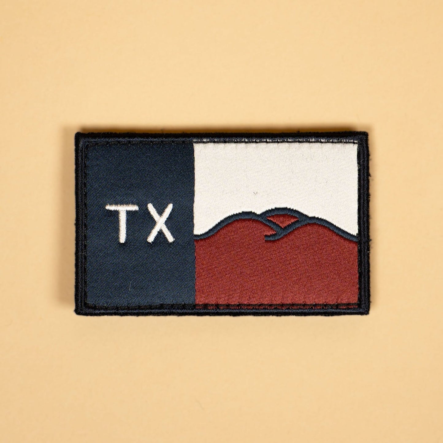 Hill Country Flag Patch Texas Hill Country Provisions Navy Border 