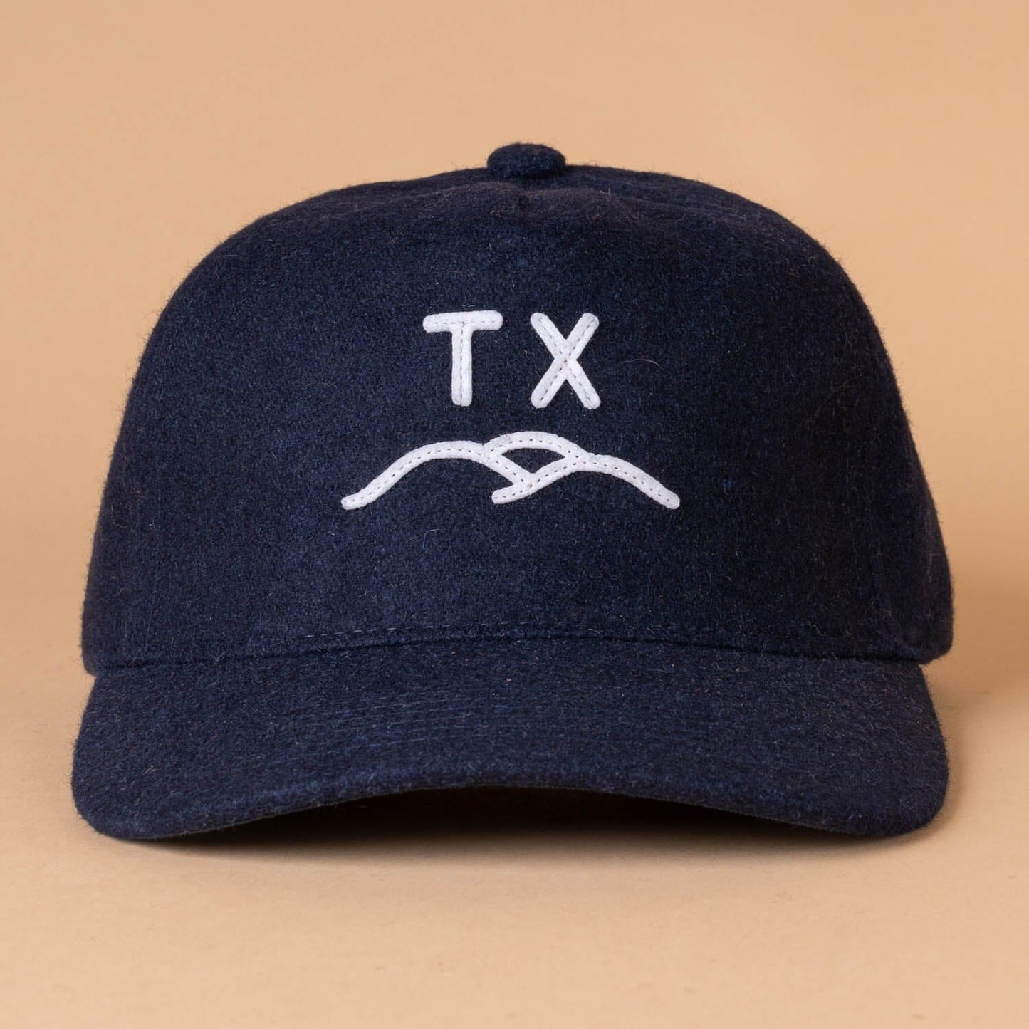 TX Hills Shepherd Strapback Texas Hill Country Provisions Navy Wool Blend Unstructured