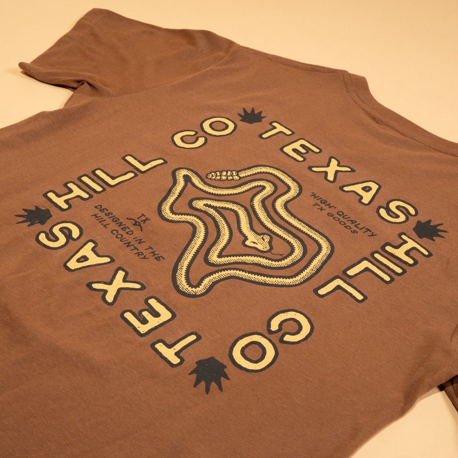 TX Rattler Feather Grass Tee Texas Hill Country Provisions 